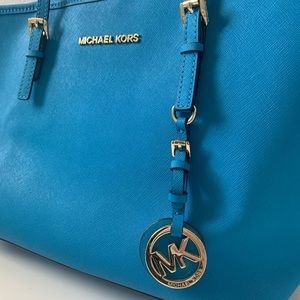 Michael Kors Small Carry All Tote Bag - Blue